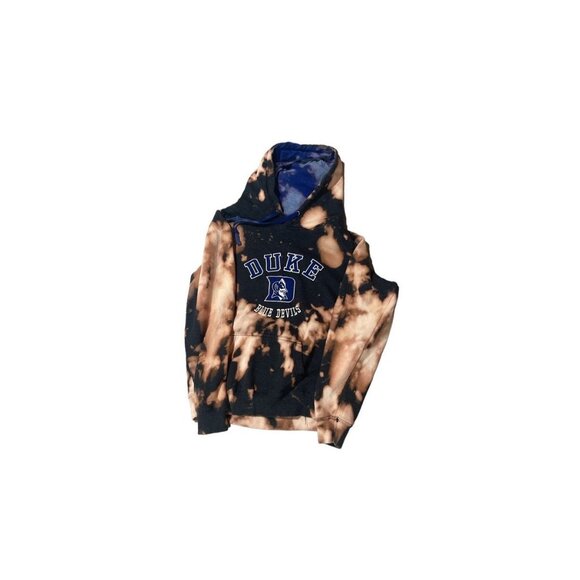 Other - Vintage Acid Wash Duke Blue Devils Hoodie, Adult Mens Small, Reworked apparel, M